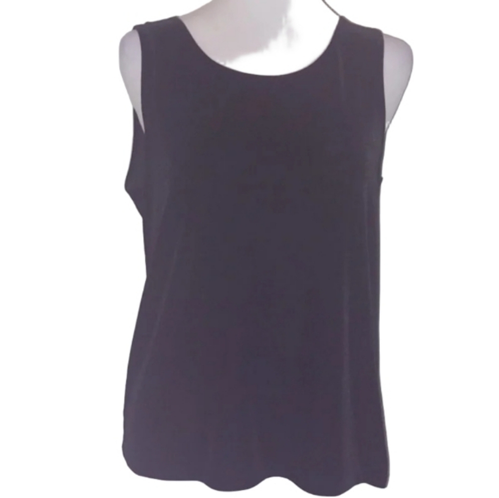 -- DKNY Velvet sleevless top - Picture 4 of 14